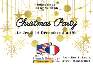 christmas party anglais montpellier