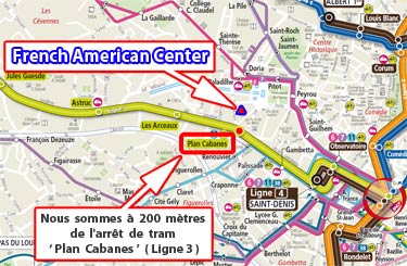 Comment trouver le French American Center