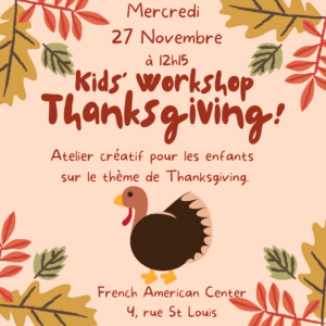 atelier Thanksgiving enfants